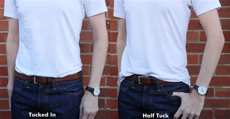 tucking in t shirt